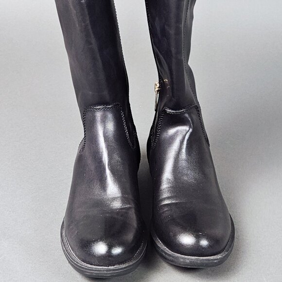 Tommy Hilfiger Shano NEW Equestrian Wide Calf Knee High Women's Black Boot - Picture 12 of 15